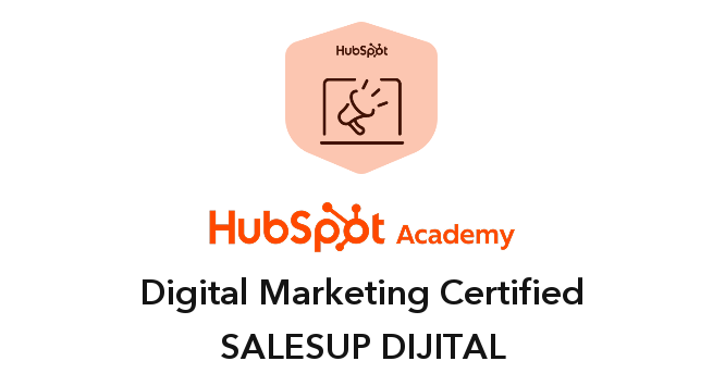 HubSpot Academy Digital Marketing Certified — SalesUp Dijital